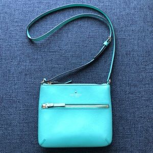 Kate Spade turquoise crossbody bag